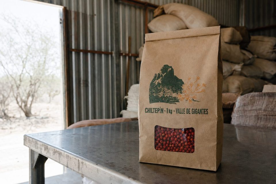 Bolsa de 1 kg de chiltepín Valle de Gigantes